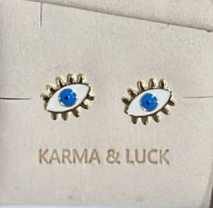 Earring Evil Eye spike