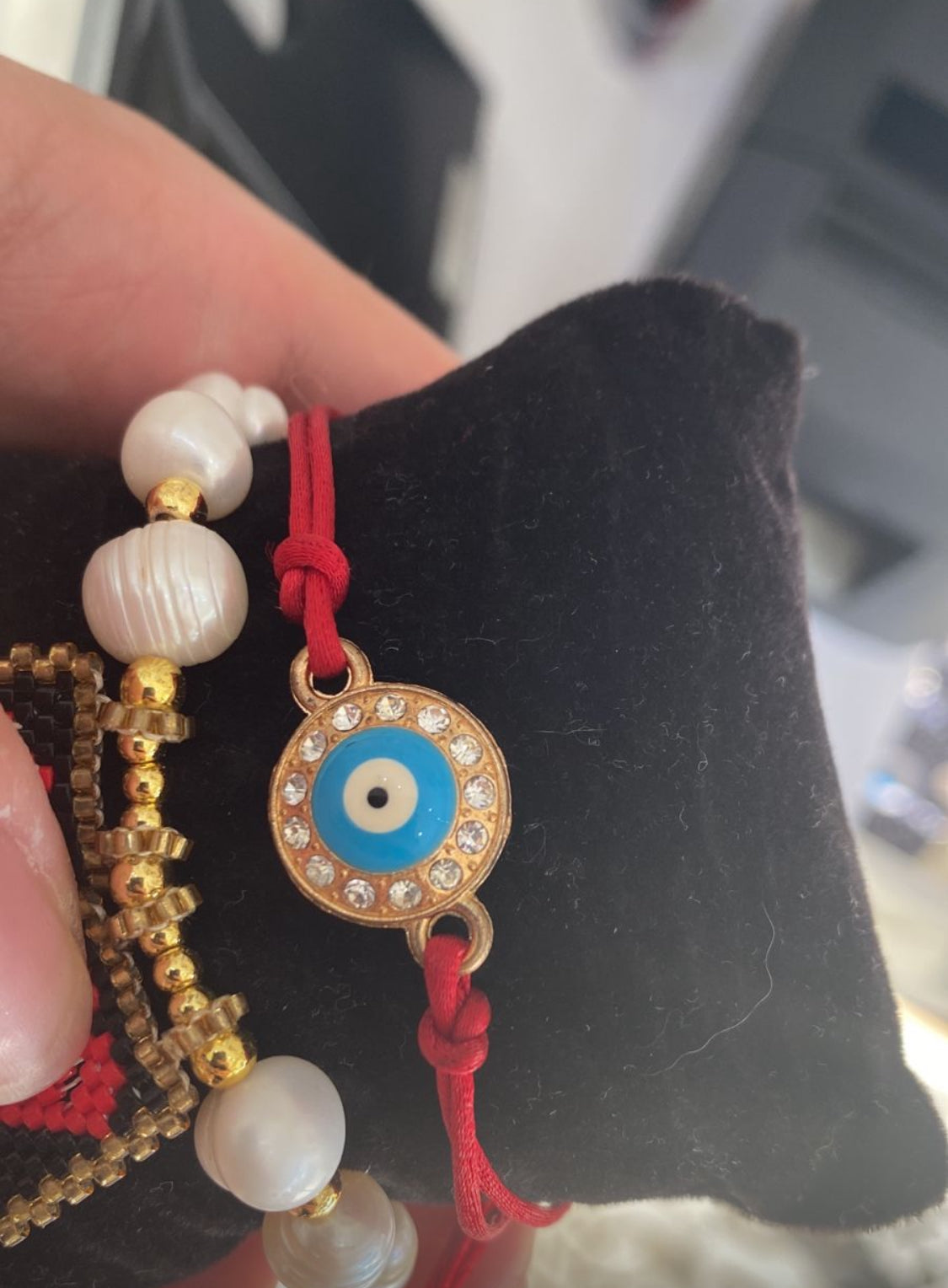 pink evil eye