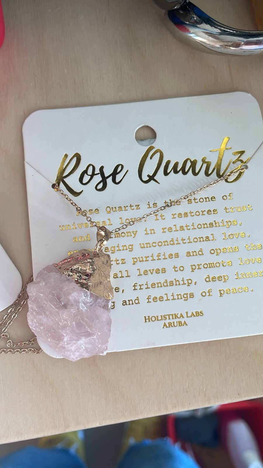 Rose Quartz Card