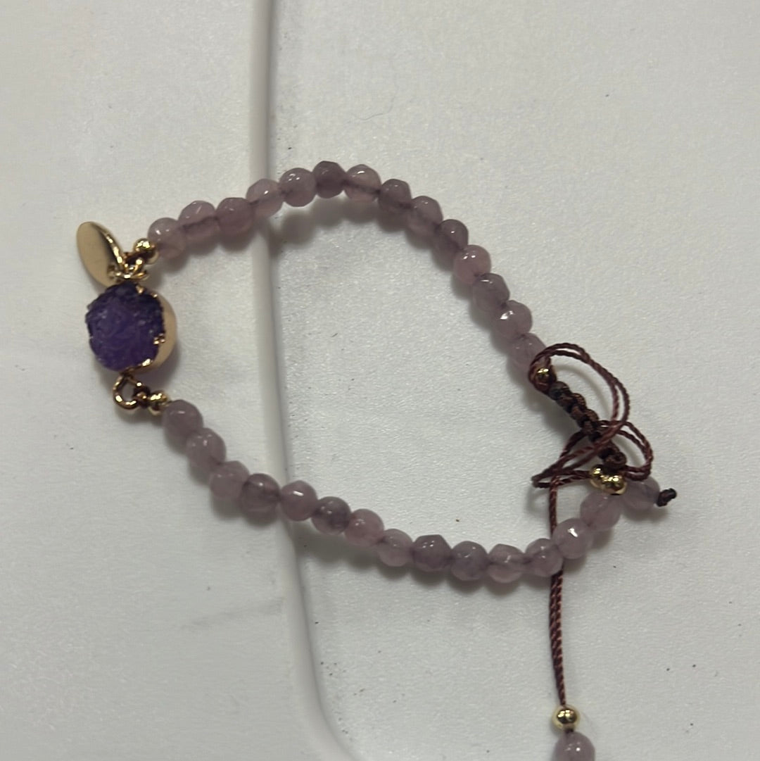 Viva la vida bracelet purple