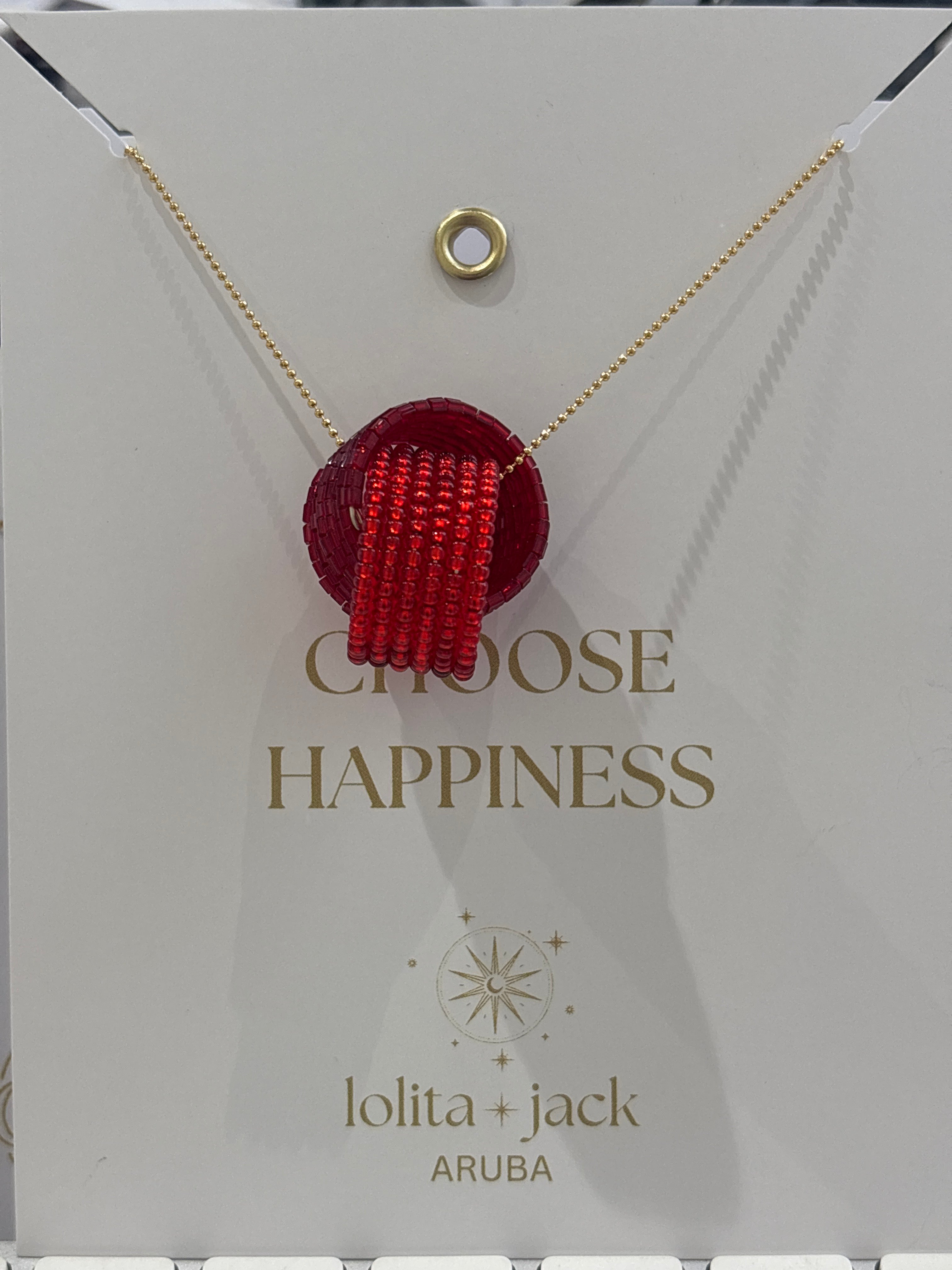 Necklace miyuki red