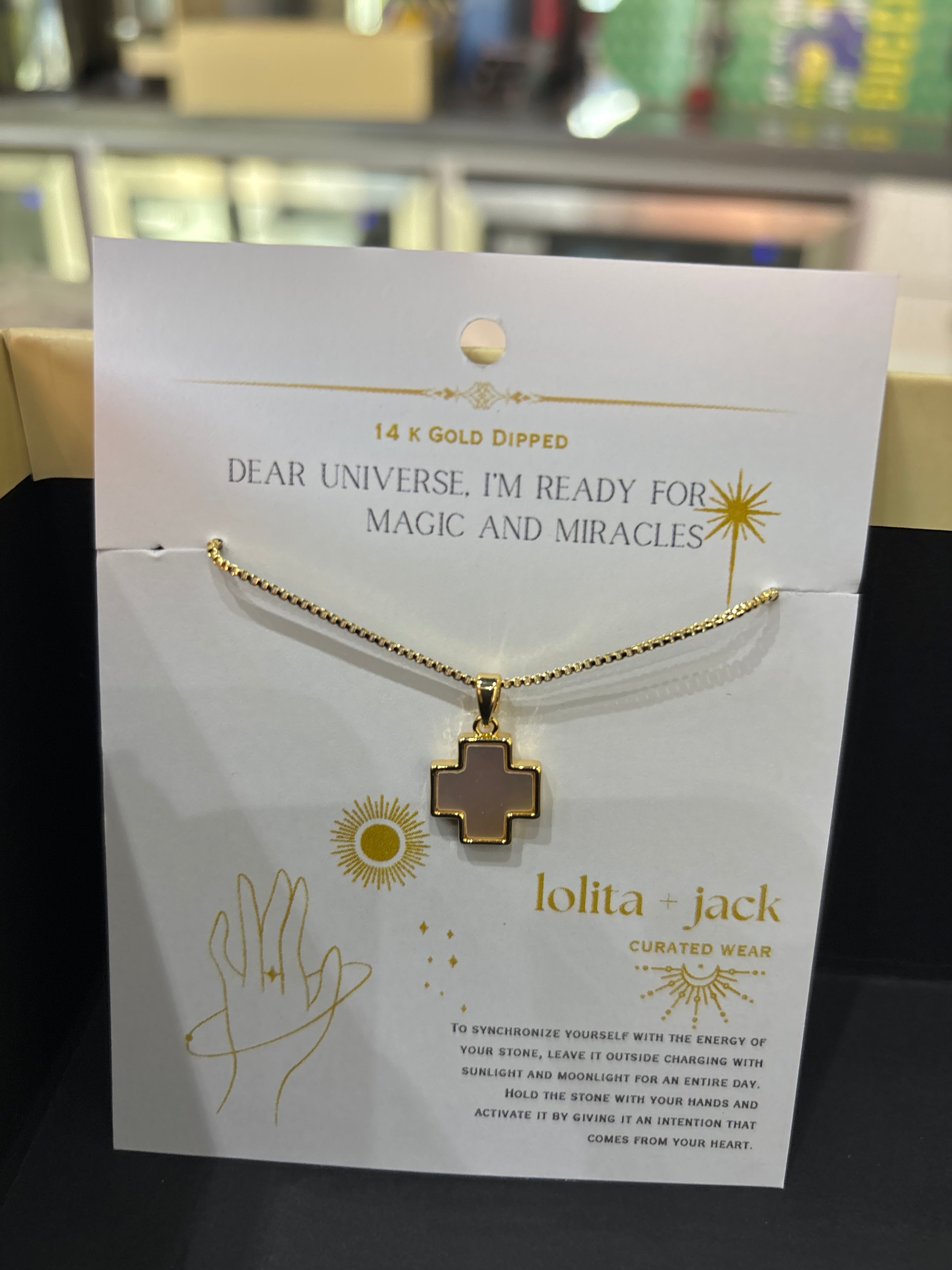 Necklace cross nacar