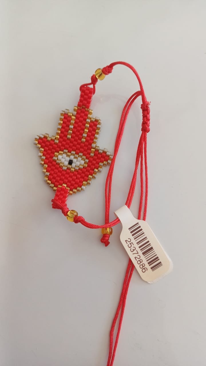 Karma & Luck bracelet red hamsa B2