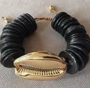Black shell bracelet