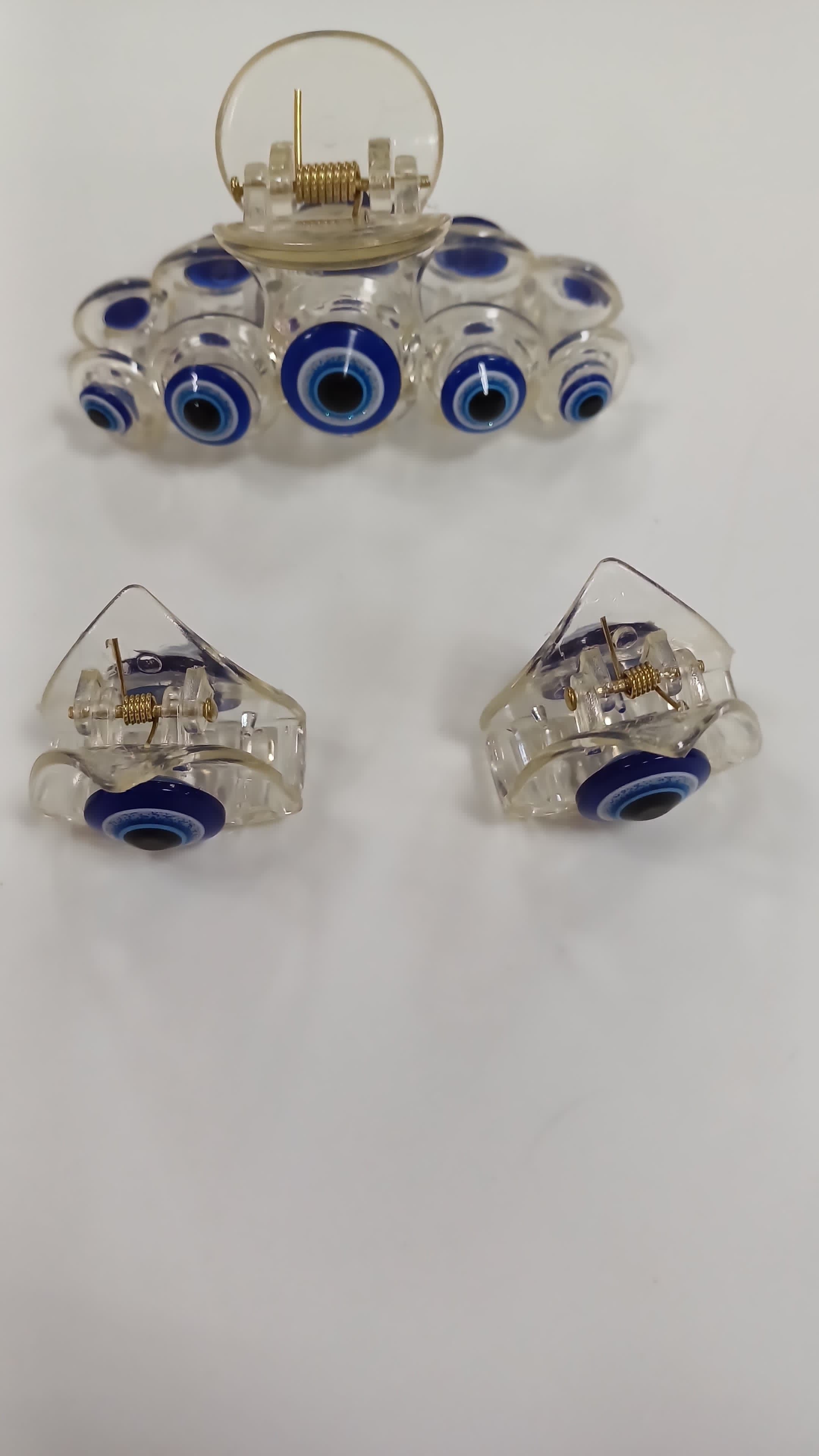 Hair clip evil eye set