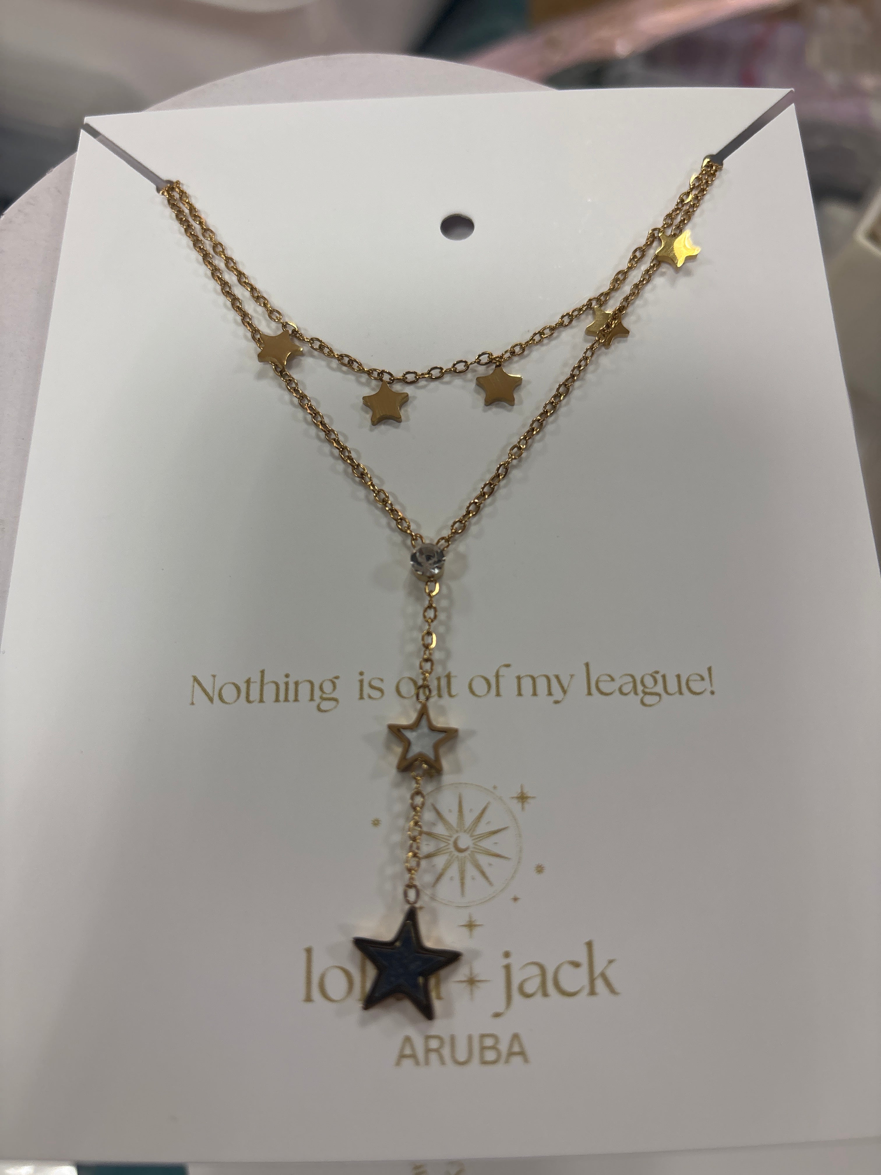 Necklace Stars double layers