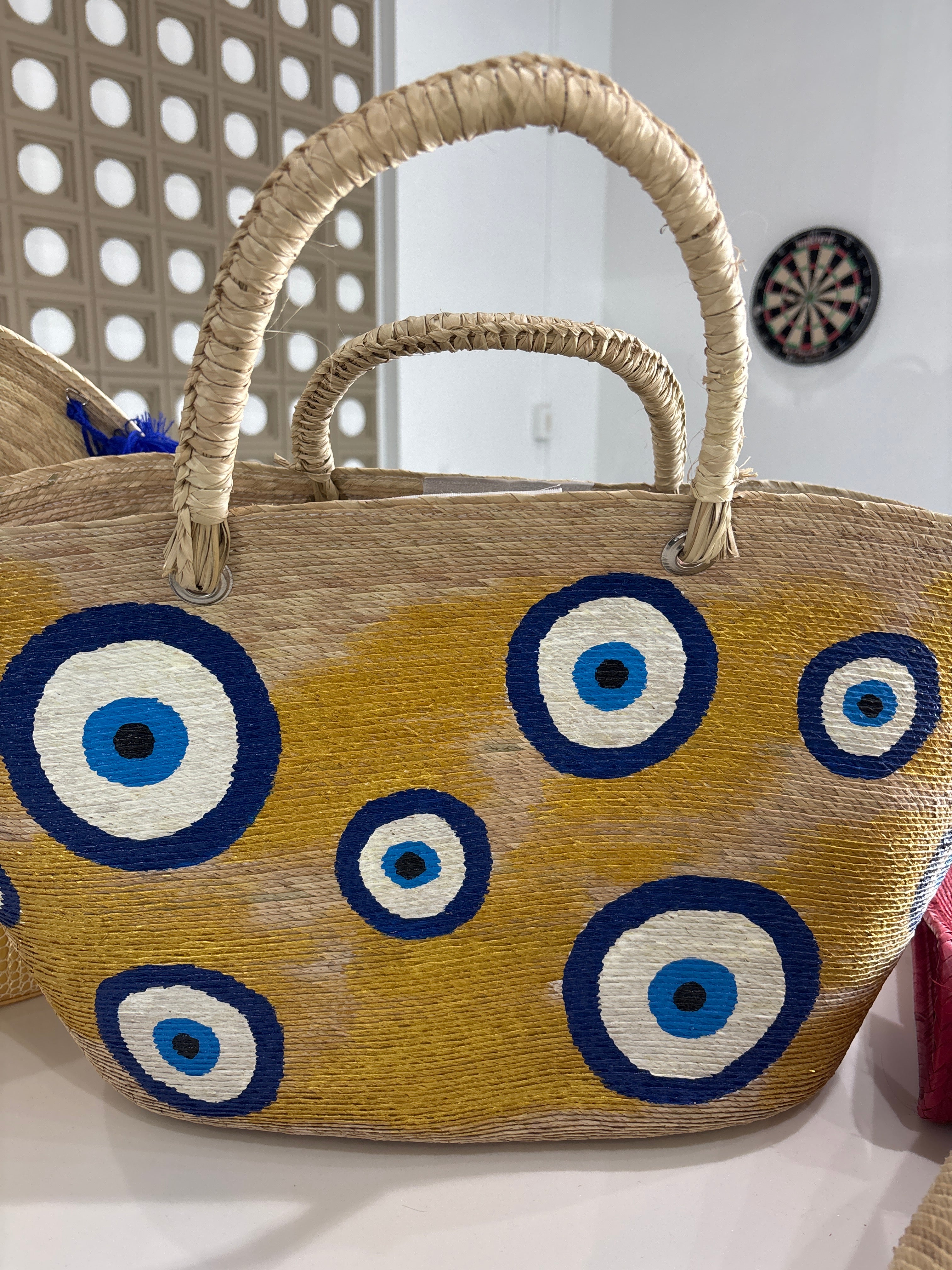 Beach Bag evil eyes
