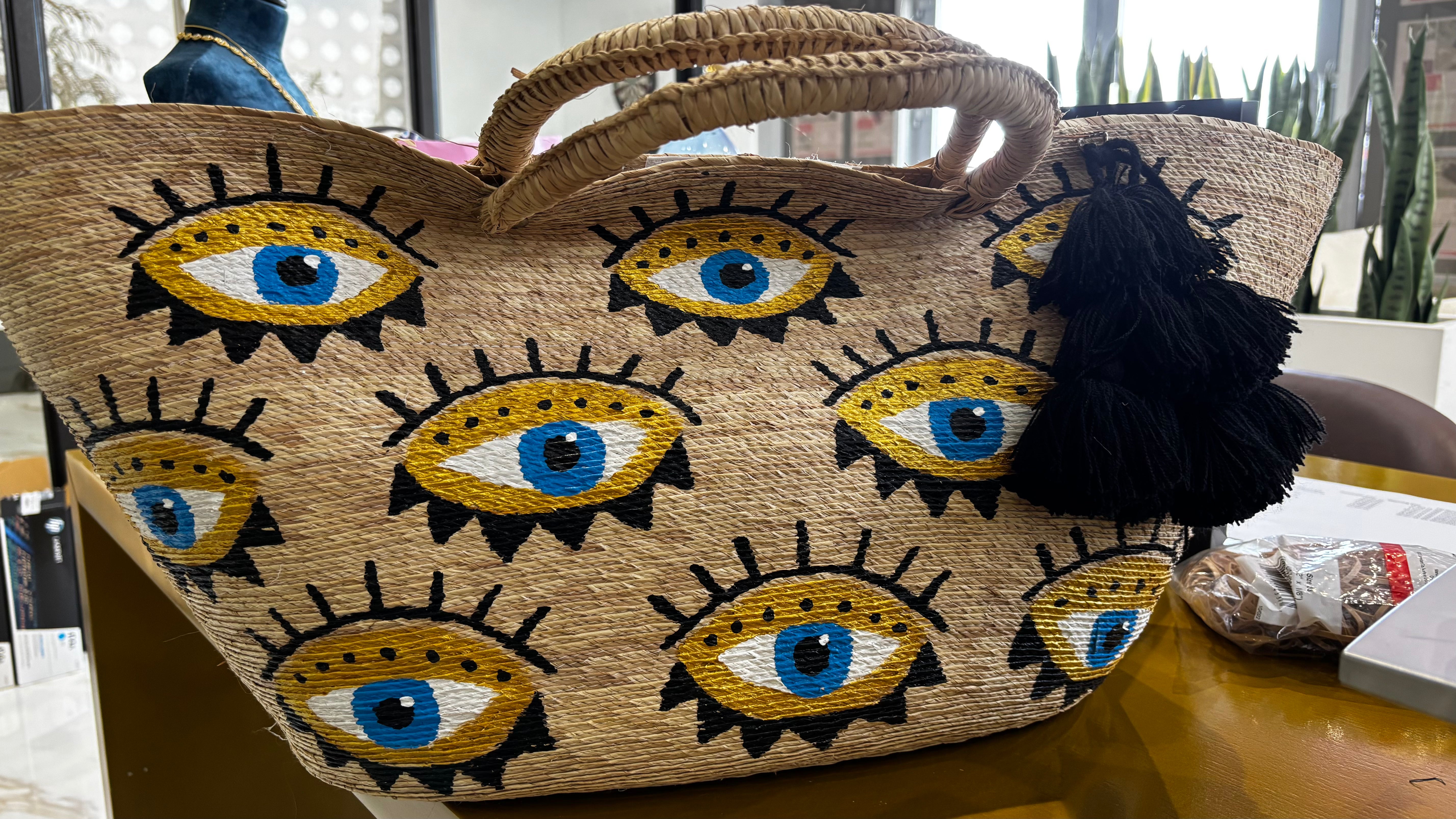 Beach Bag multiple eyes