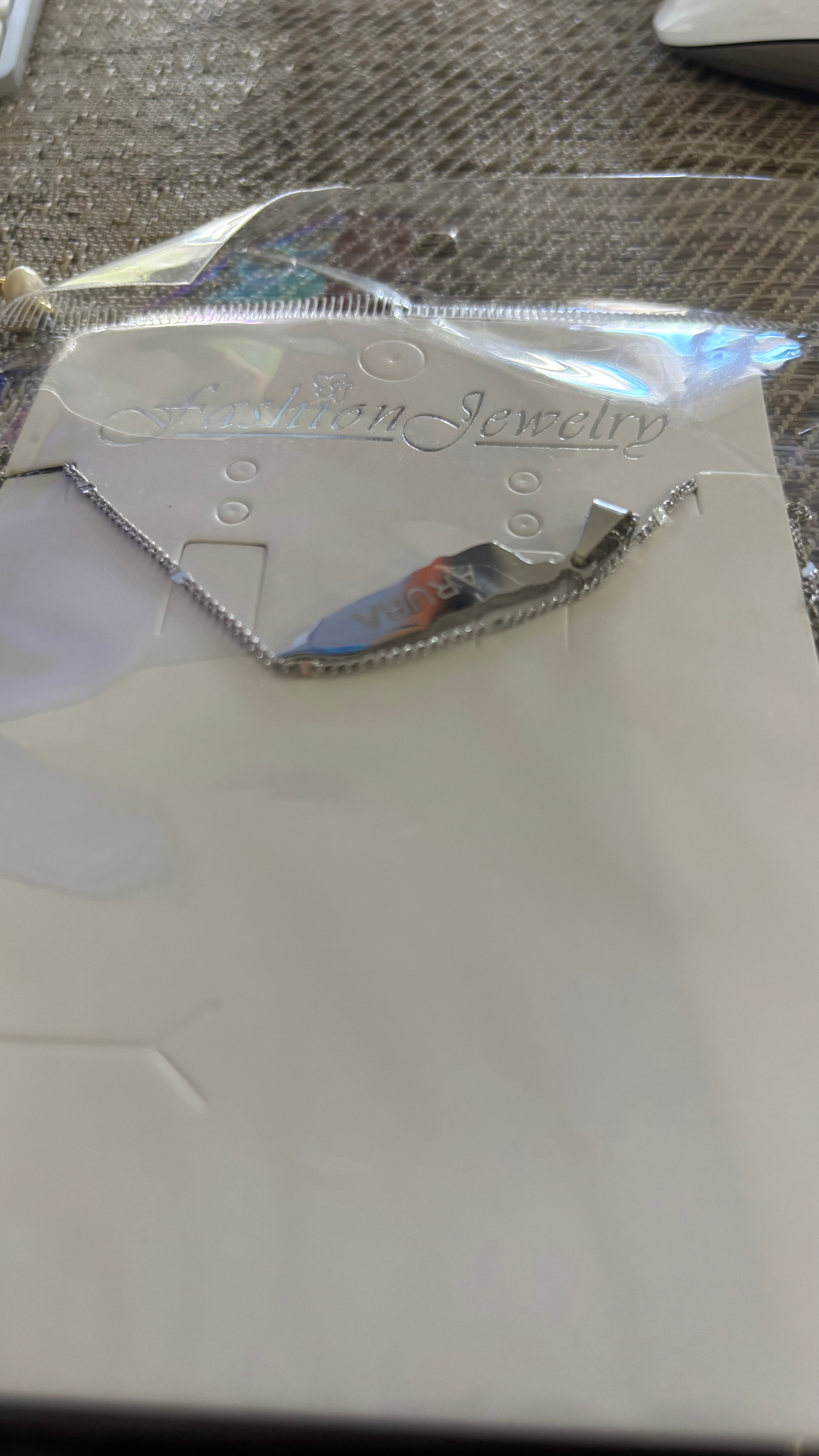 Necklace map aruba