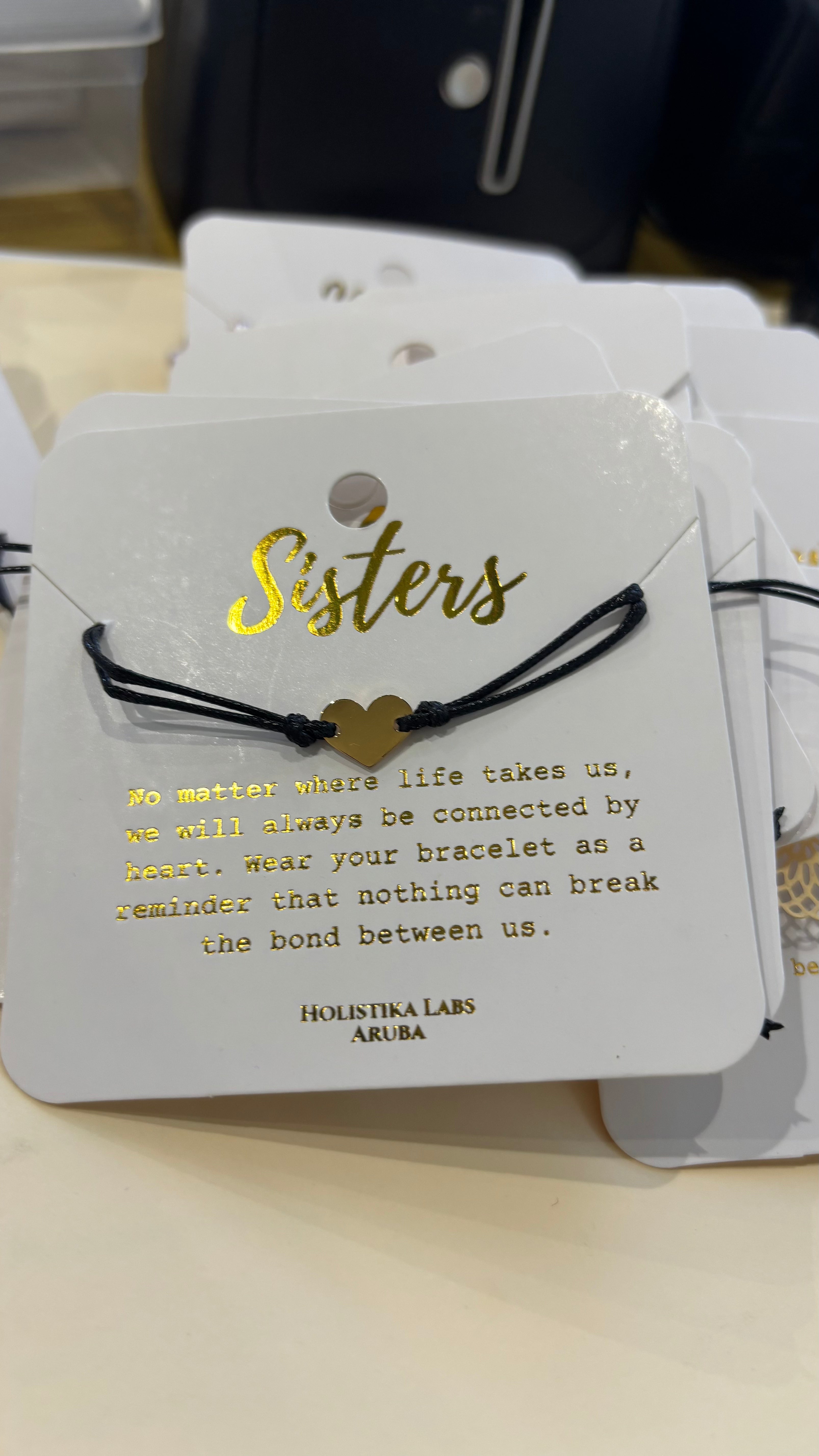 Sisters Card bracelet
