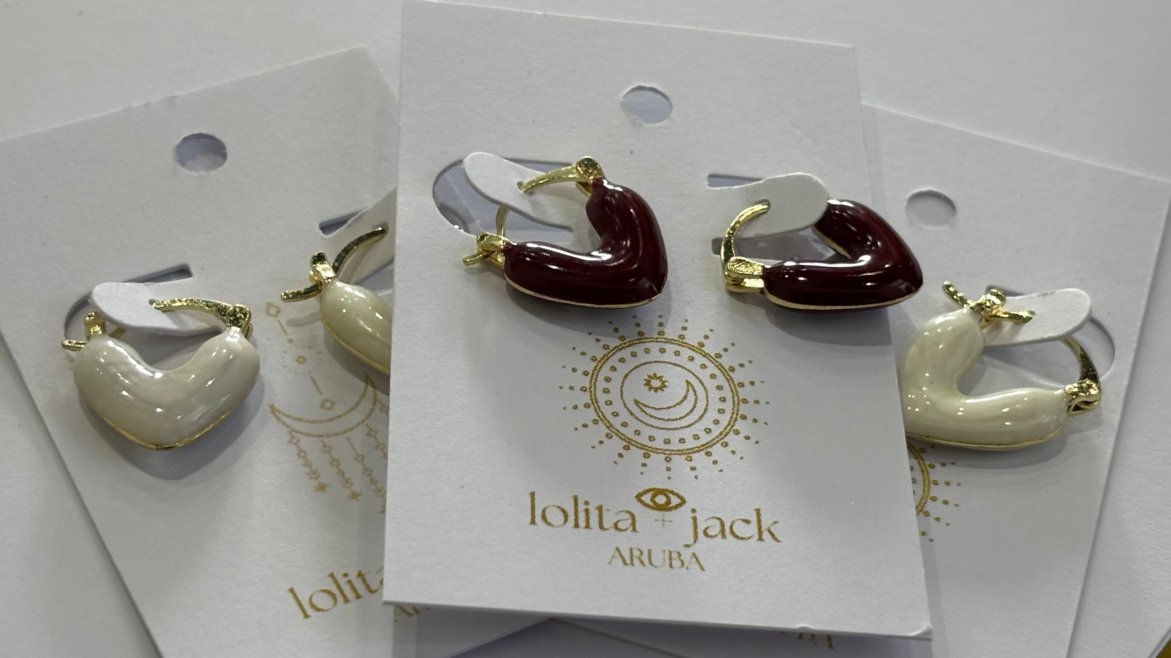 Earring heart clip