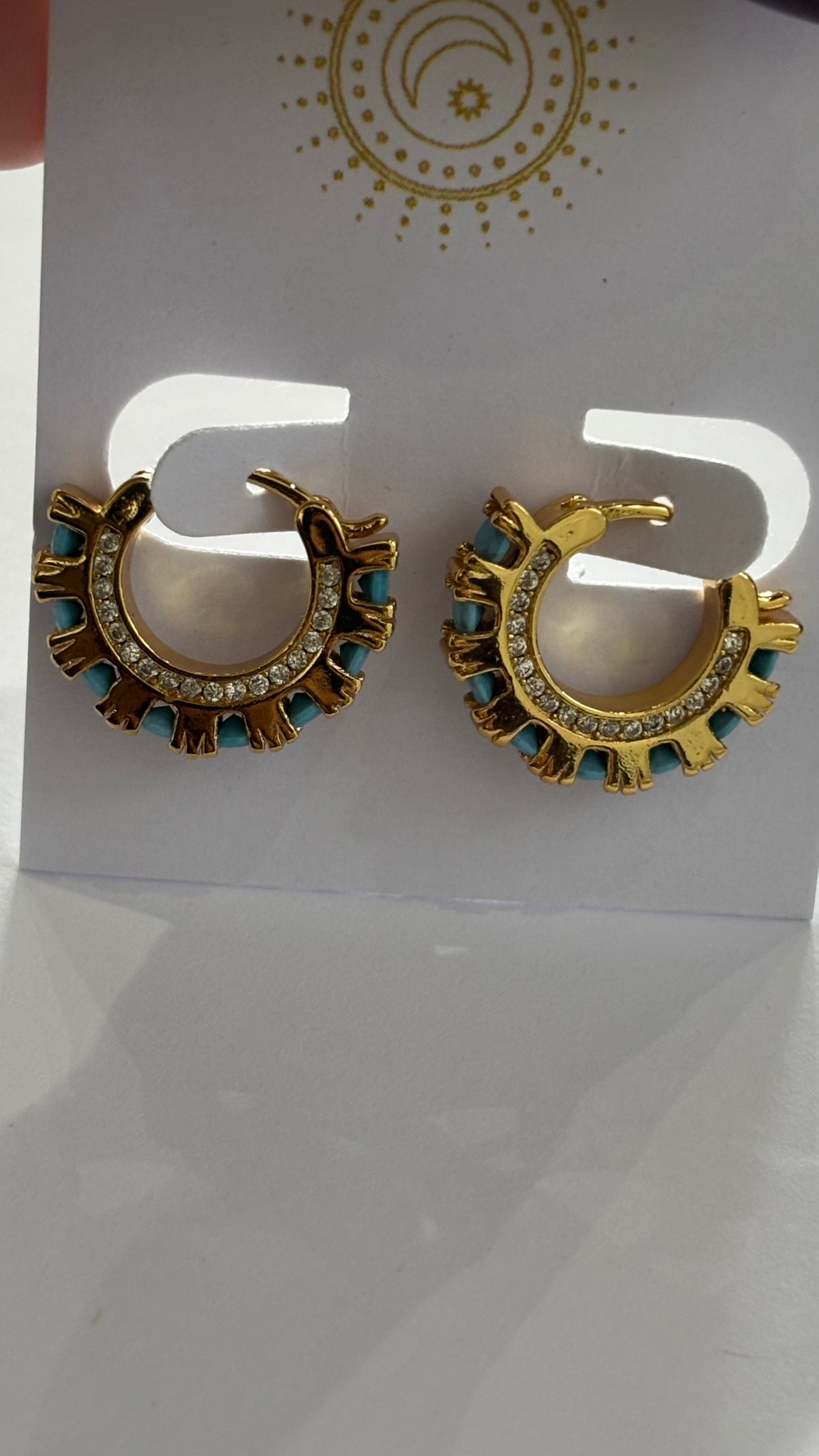 Earring Blue stones