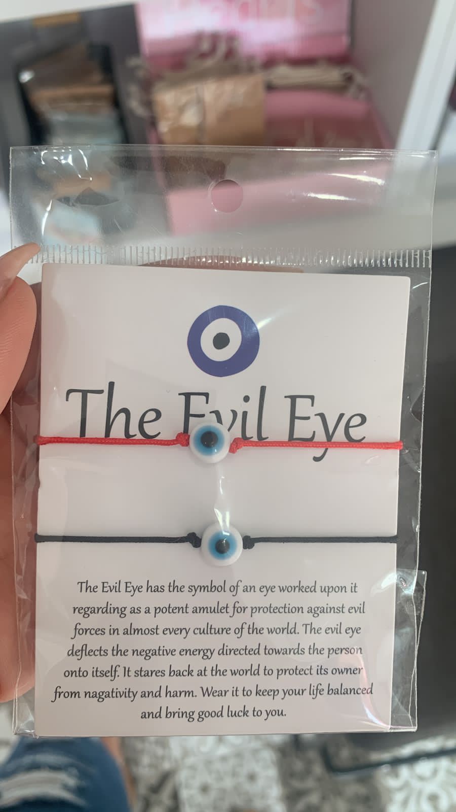 The evil eye set of two
