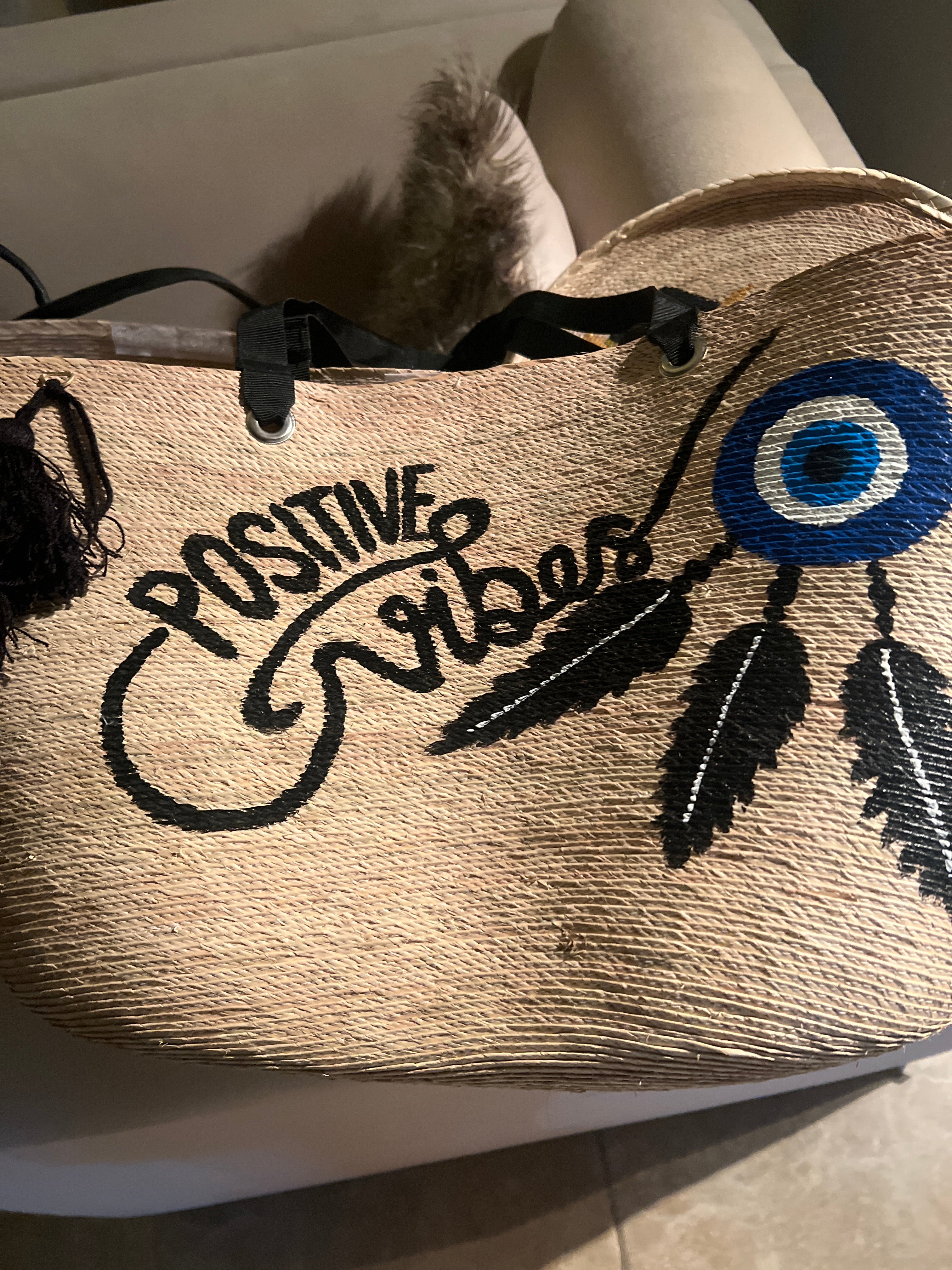 Beach Bag Positive Vibes XL