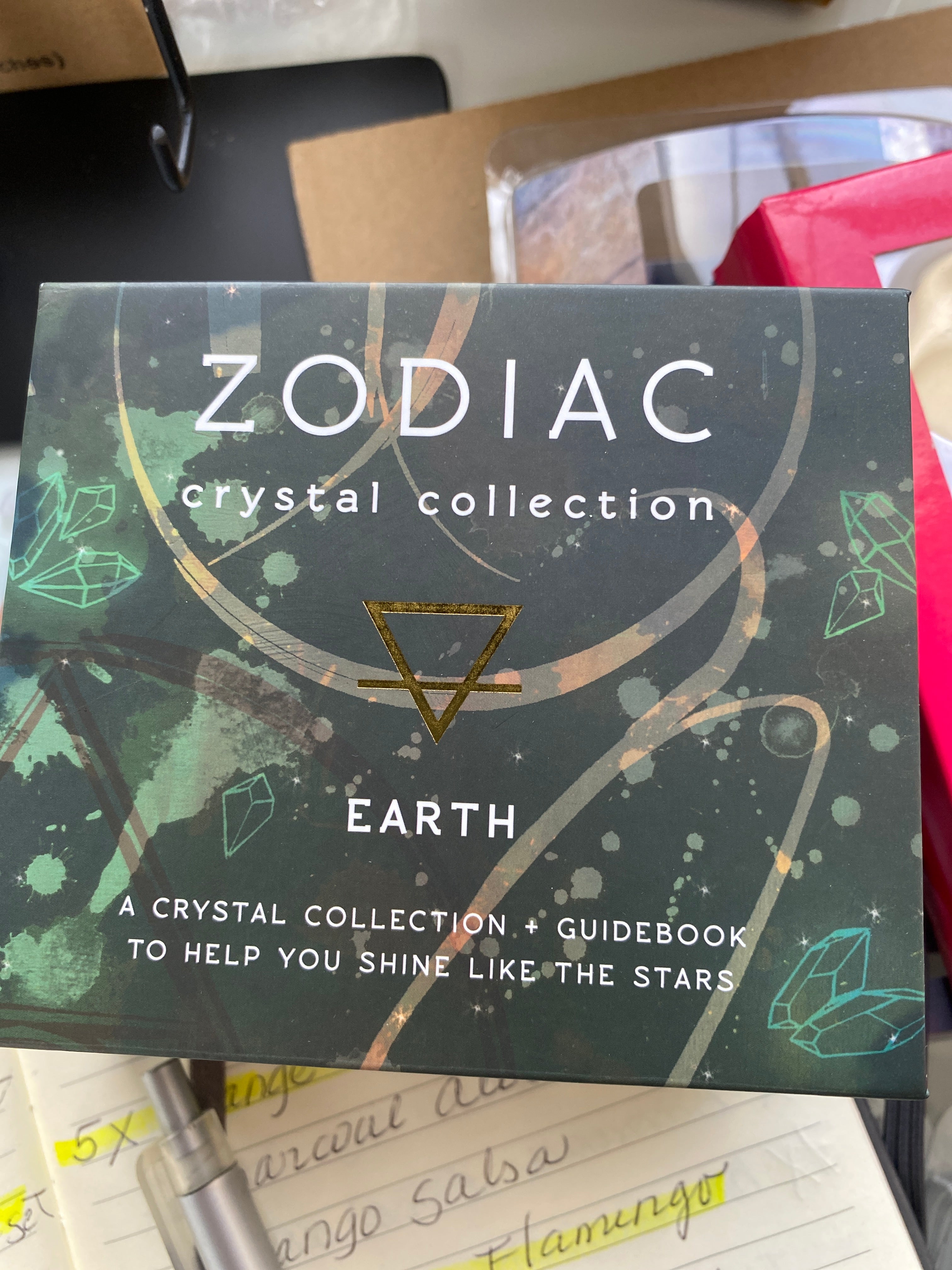 Zodiac crystal collection Earth
