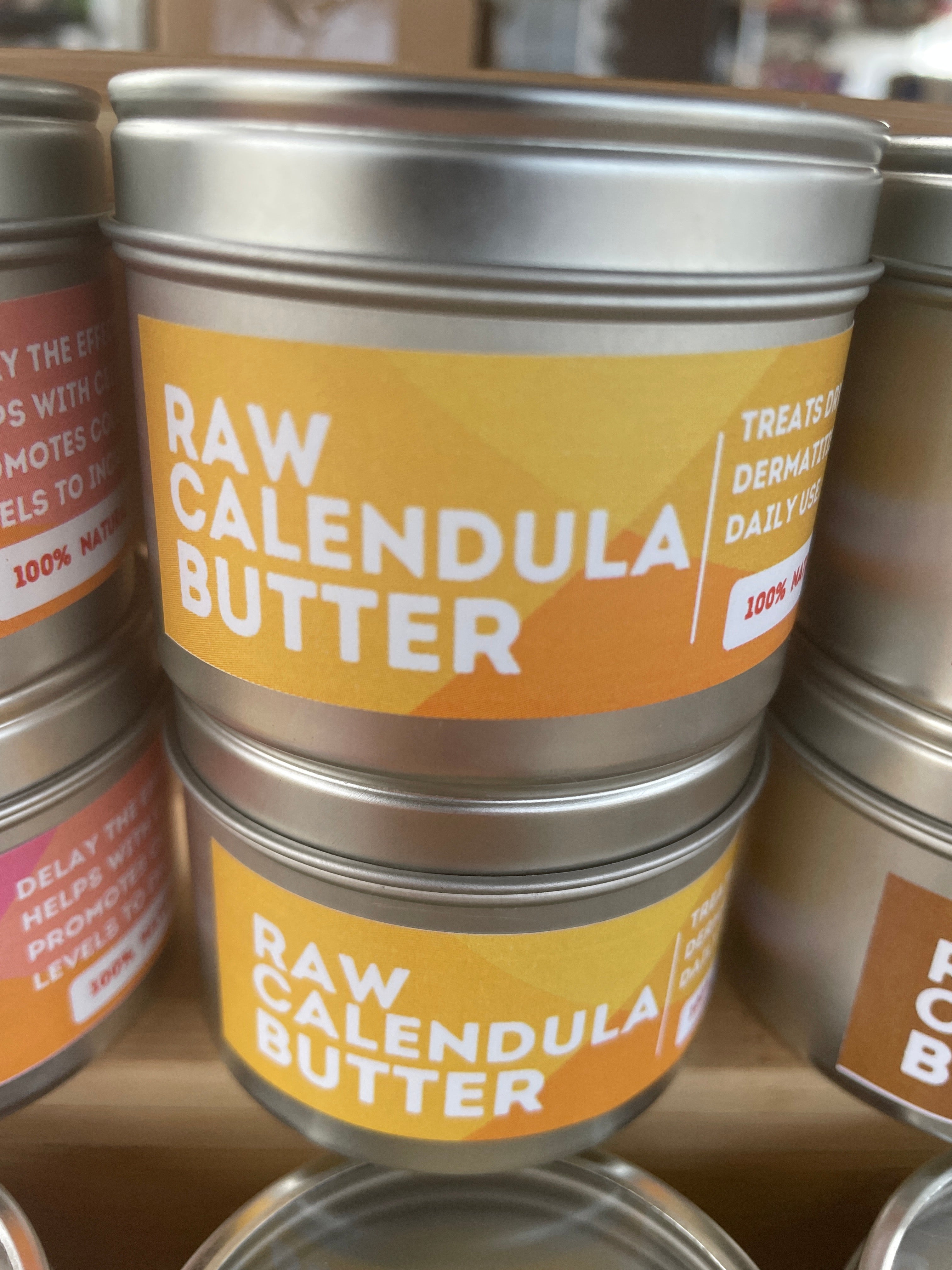 Raw calendula butter small